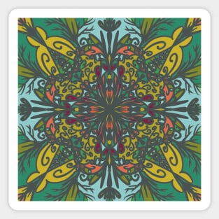 Retro mandala Sticker